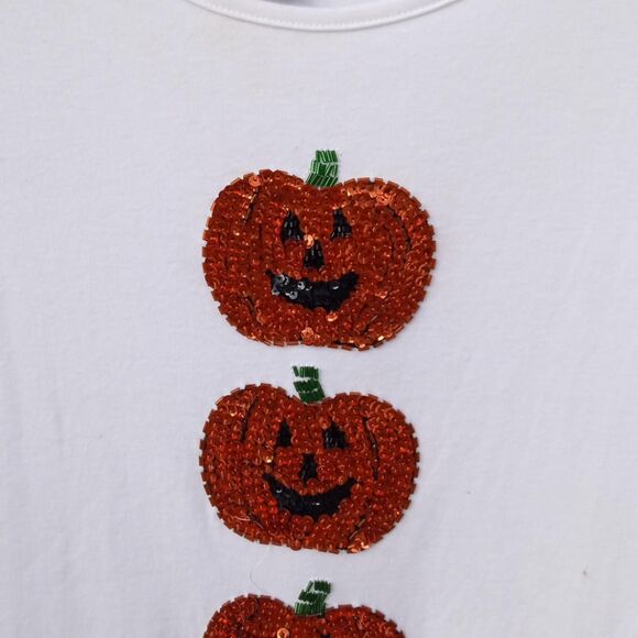 Three Ladies 1X Holiday Tops, Halloween, Christmas and July 4th. - Picture 3 of 7